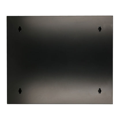 Extralink 12U Wandmontierter Rackschrank 600x600 AZH Schwarz, Doppelte Sektion