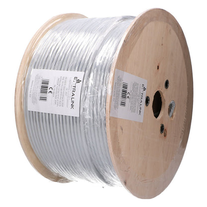 Extralink CAT6A FFTP (F/FTP) Innen | Netzwerkkabel Twisted Pair | 305m
