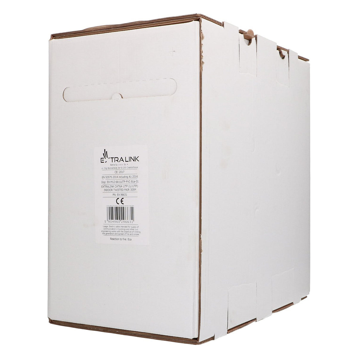 Extralink CAT6A UTP (U/UTP) Innenbereich | Netzwerkkabel Twisted Pair | 305m