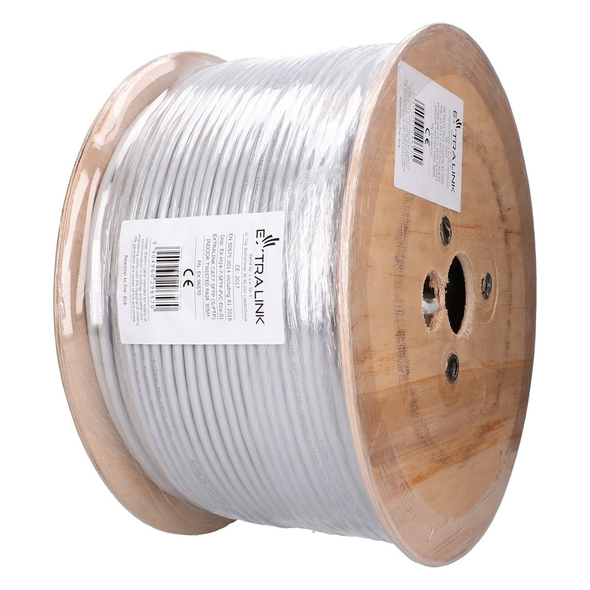Extralink CAT7 SFTP (S/FTP) Innenbereich | Netzwerkkabel Twisted Pair | 305m