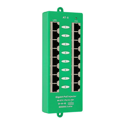 EXTRALINK ACTIVE POE INJECTOR 8 PORT GIGABIT 802.3AT/AF MODE A