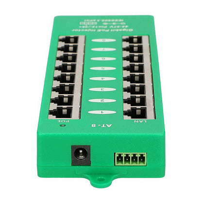 EXTRALINK ACTIVE POE INJECTOR 8 PORT GIGABIT 802.3AT/AF MODE A