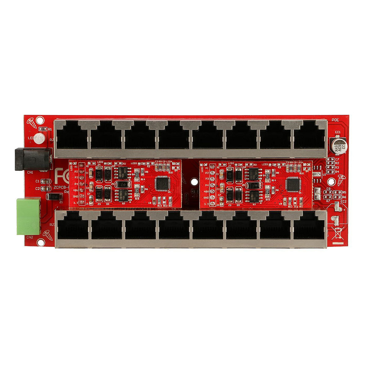 EXTRALINK ACTIVE POE INJECTOR 8 PORT GIGABIT 802.3AT/AF MODE A