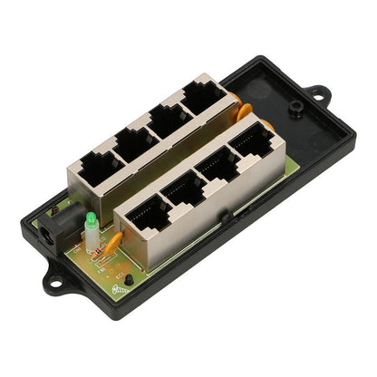 EXTRALINK POE INJECTOR 4 PORT IN BLACK CASE