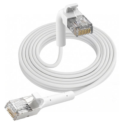 EXTRALINK LAN PATCHCORD CAT.6A U/FTP 2M 1GBIT BENDABLE BOOTED FOILED TWISTED PAIR BARE COPPER WHITE