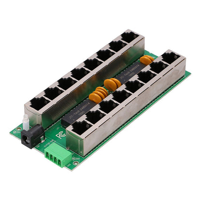 EXTRALINK POE INJECTOR 8 PORT GIGABIT MODE B