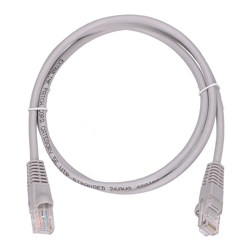 Extralink Kat.5e UTP 1m | LAN Patchcord | Copper twisted pair