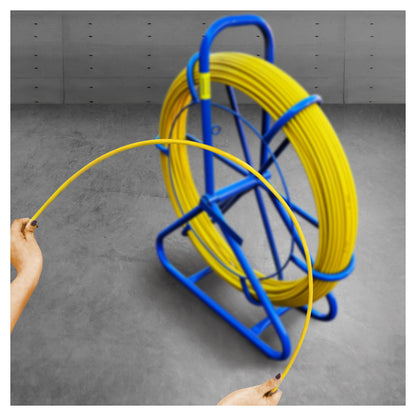 Extralink Pilot 6mm 75m | Cable pulling rod | glass fibre FRP, d. 6mm, l. 75m, yellow