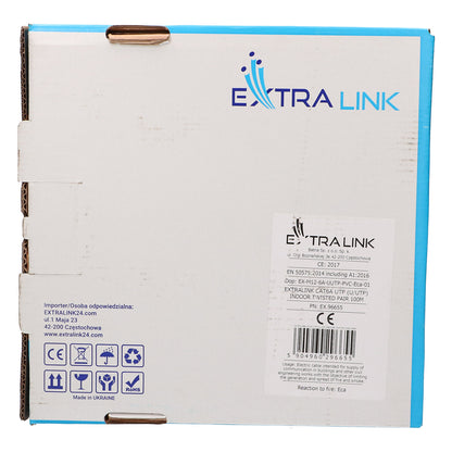 Extralink EX.96655 Cat6A U/UTP Indoor Network Cable 100m