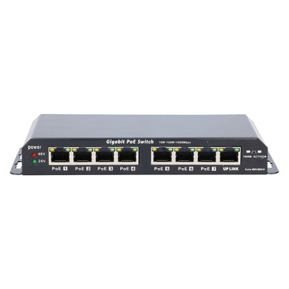 Gigabit PoE Switch 8-7 port 24V 60W