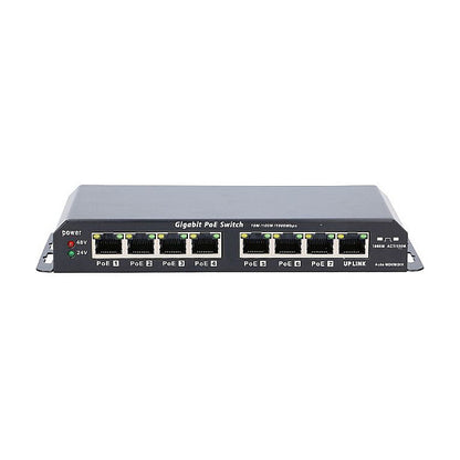 Gigabit PoE Switch 8-7 port 24V 60W