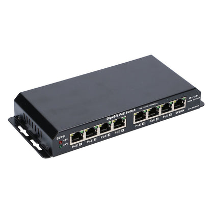 Gigabit PoE Switch 8-7 port 24V 60W