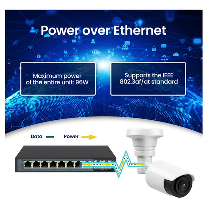 Ceres EX-SF1008P 8 port 10-100Mbps switch