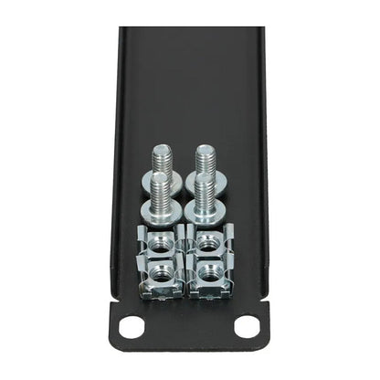 Extralink 1U 19" Frontplatte, Schwarz