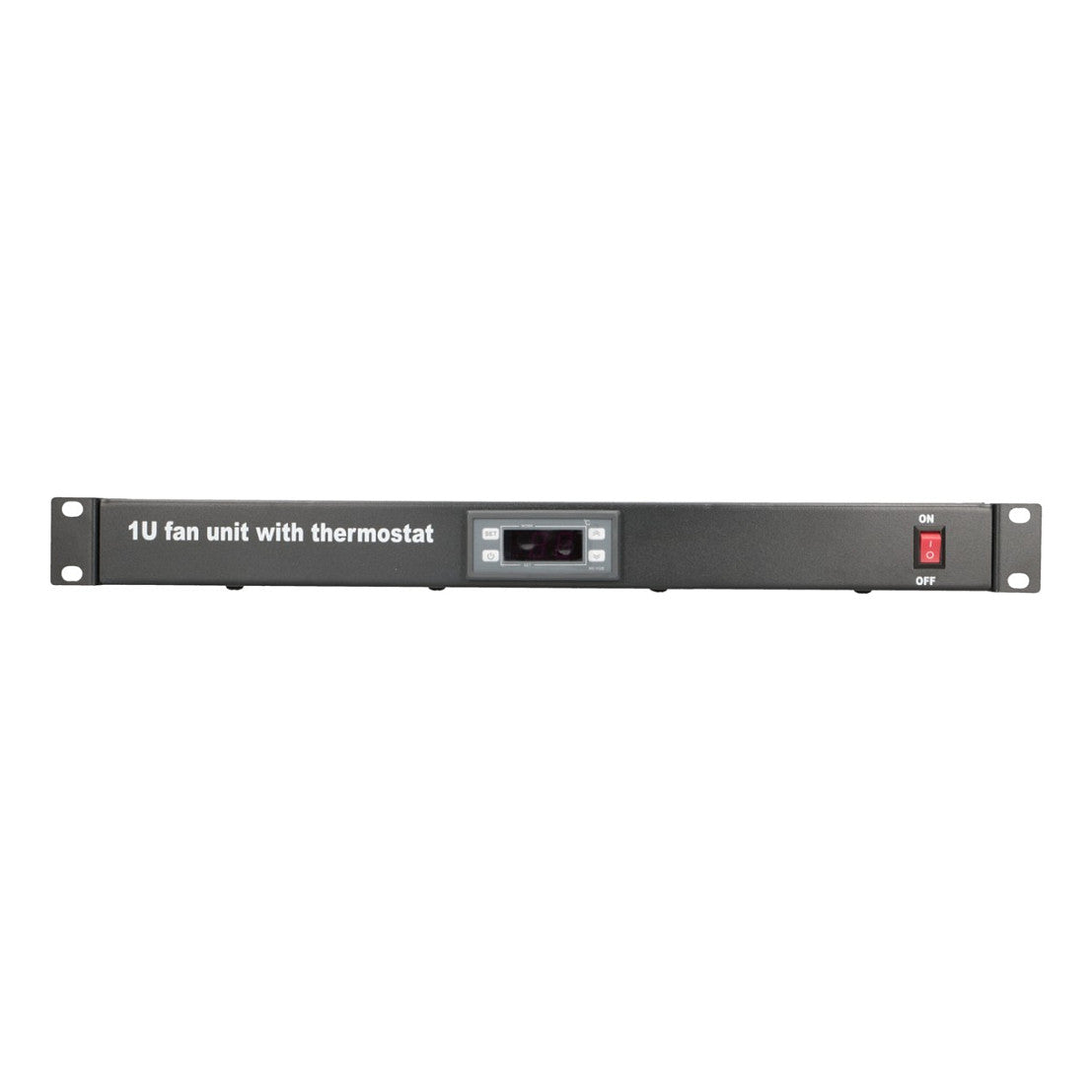 Extralink Lüfterpanel, 19", 2 Lüfter, mit Thermostat