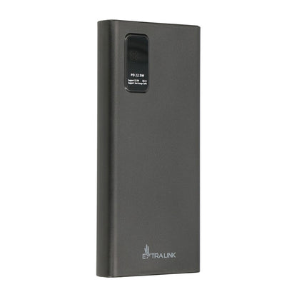 Extralink EPB-067B Powerbank 10000mAh Schwarz, Schnellladung USB-C