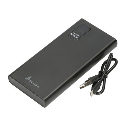 Extralink EPB-067B Powerbank 10000mAh Schwarz, Schnellladung USB-C
