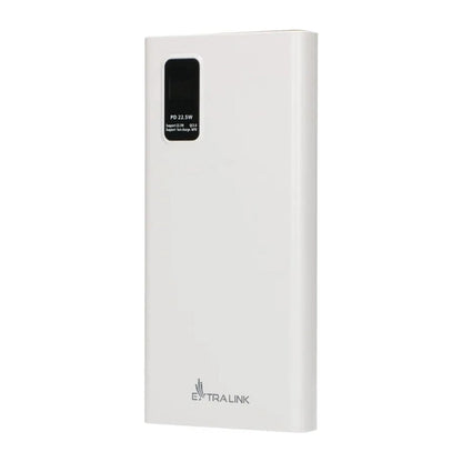 Extralink EPB-067W Powerbank 10000mAh Weiß, Schnelles Laden, USB-C