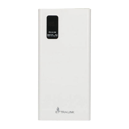Extralink EPB-067W Powerbank 10000mAh Weiß, Schnelles Laden, USB-C
