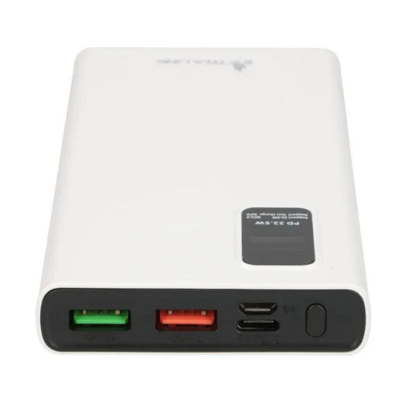 Extralink EPB-067W Powerbank 10000mAh Weiß, Schnelles Laden, USB-C
