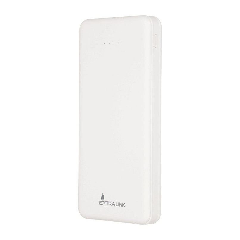 Extralink EPB-078W 10000mAh Weißer Powerbank, USB-C