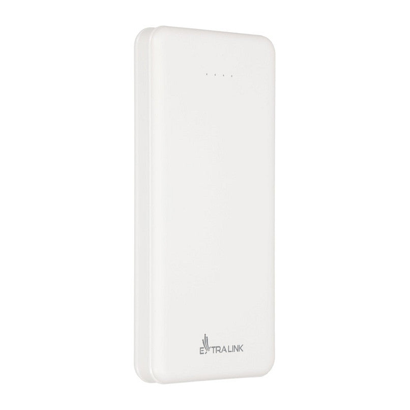 Extralink EPB-078W 10000mAh Weißer Powerbank, USB-C
