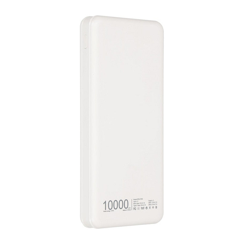Extralink EPB-078W 10000mAh Weißer Powerbank, USB-C