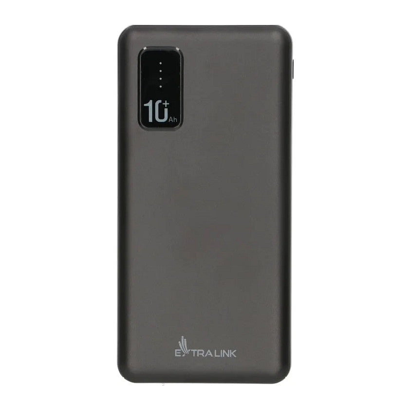 Extralink EPB-098B 10000mAh Schwarzer Powerbank, USB-C