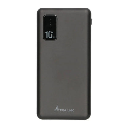 Extralink EPB-098B 10000mAh Schwarzer Powerbank, USB-C