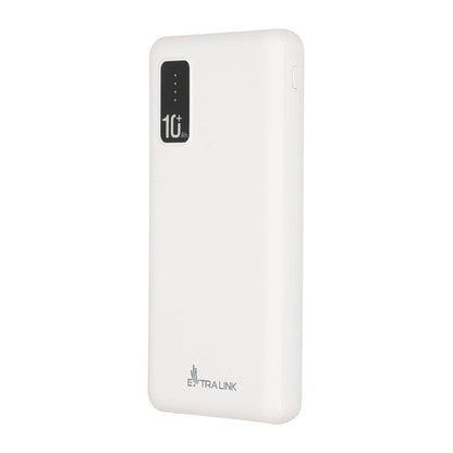 Extralink EPB-098W 10000mAh Weißer Powerbank, USB-C