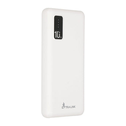 Extralink EPB-098W 10000mAh Weißer Powerbank, USB-C