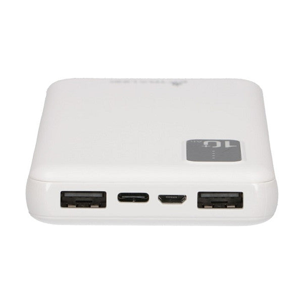 Extralink EPB-098W 10000mAh Weißer Powerbank, USB-C