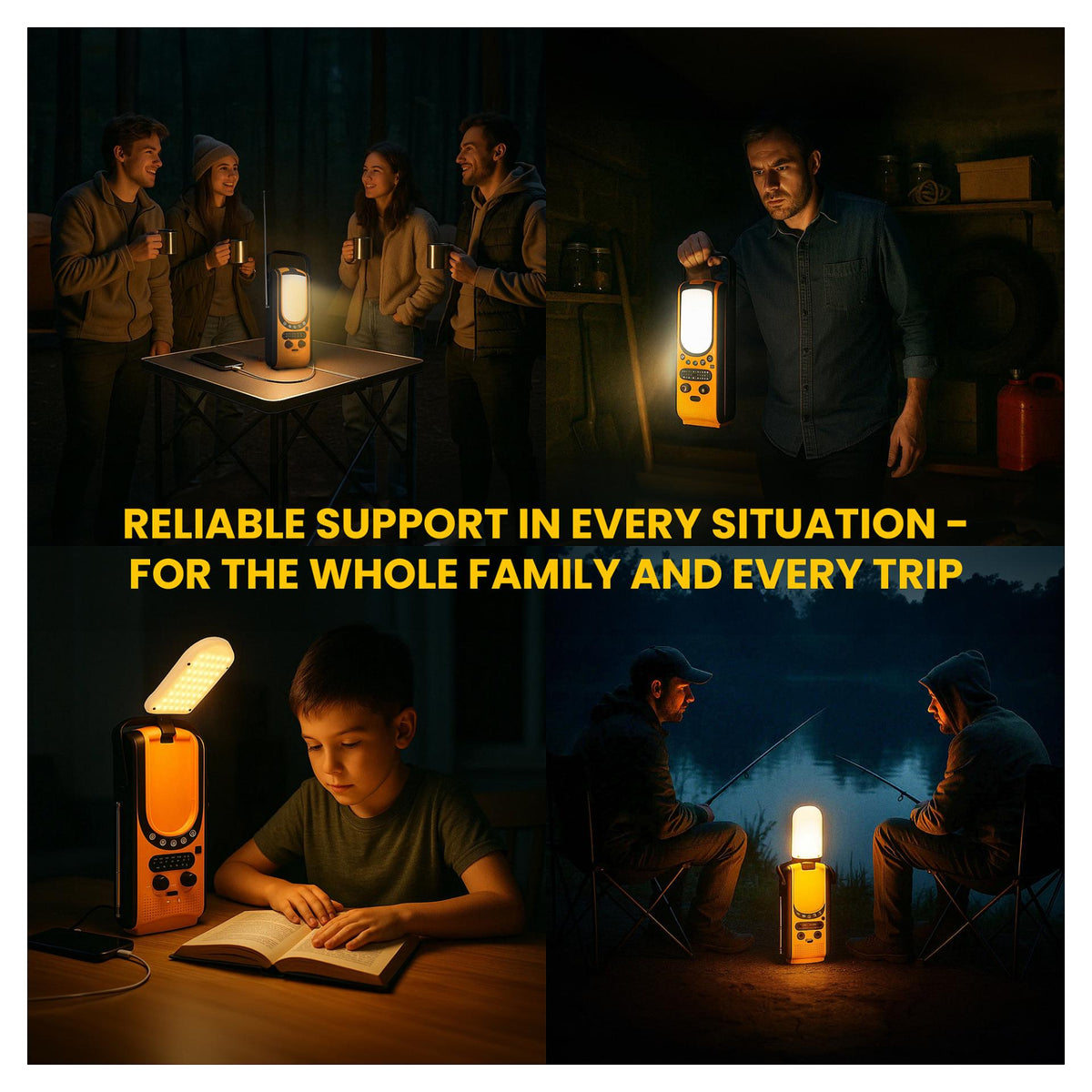 Extralink Power Ranger EPS-6000 Powerbank, 6000mAh, FM-Radio, LED-Lampe, Dynamo, Solarpanel