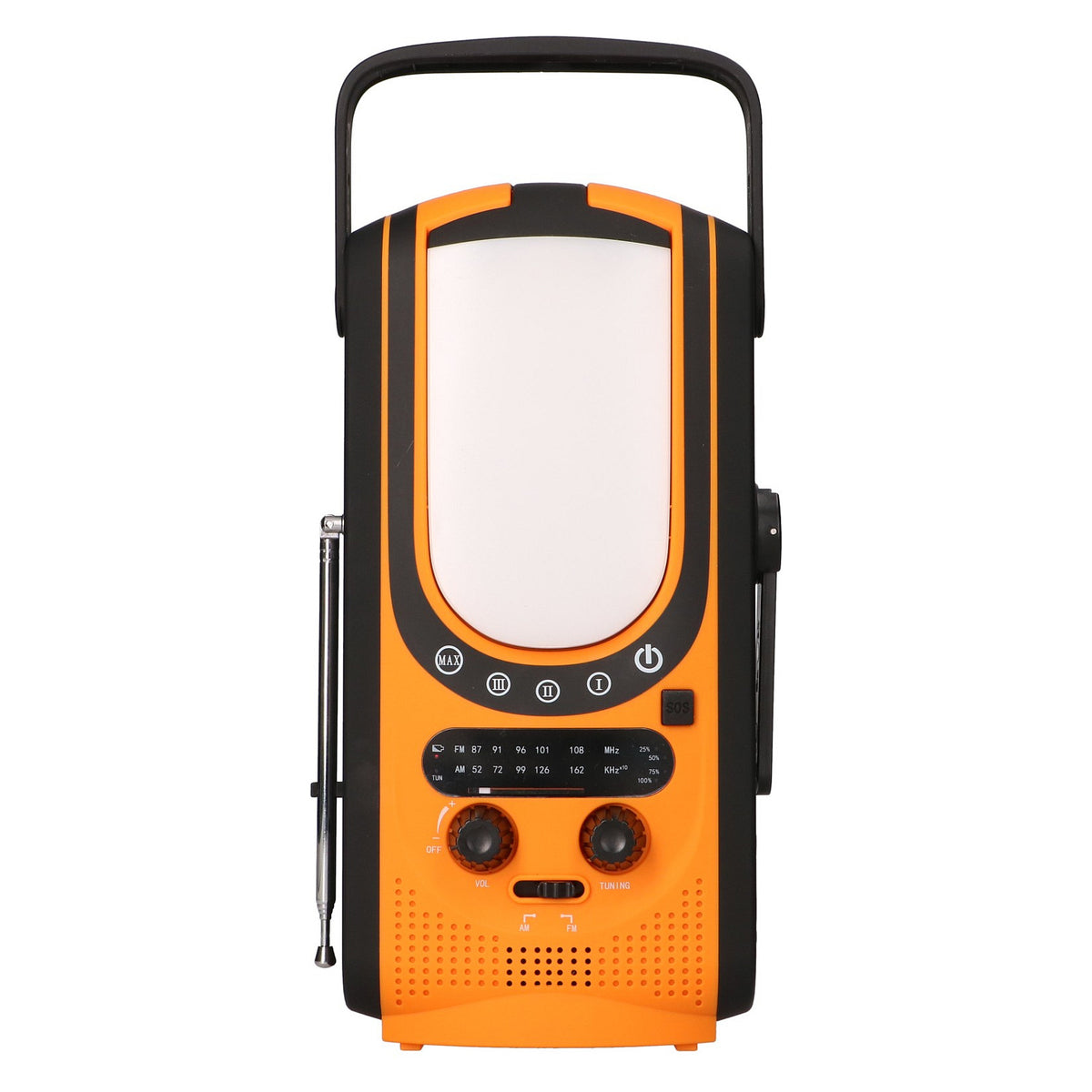 Extralink Power Ranger EPS-6000 Powerbank, 6000mAh, FM-Radio, LED-Lampe, Dynamo, Solarpanel