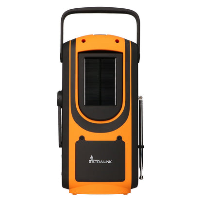 Extralink Power Ranger EPS-6000 Powerbank, 6000mAh, FM-Radio, LED-Lampe, Dynamo, Solarpanel