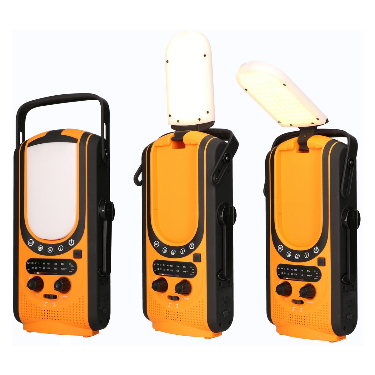 Extralink Power Ranger EPS-6000 Powerbank, 6000mAh, FM-Radio, LED-Lampe, Dynamo, Solarpanel