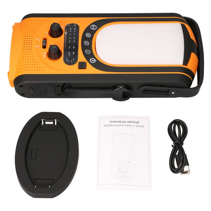 Extralink Power Ranger EPS-6000 Powerbank, 6000mAh, FM-Radio, LED-Lampe, Dynamo, Solarpanel