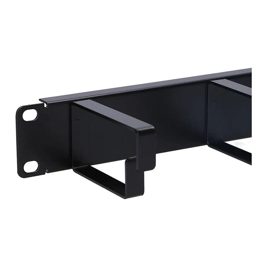 Extralink Kabel Organizer, 1U Schwarz