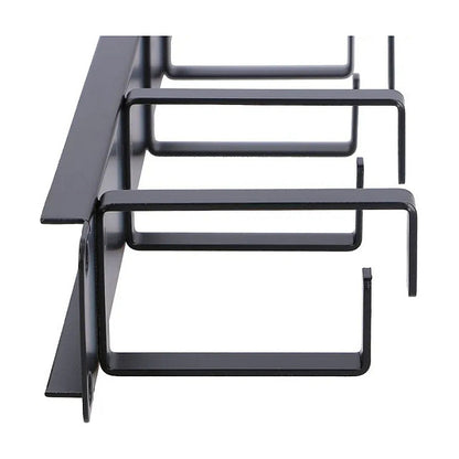 Extralink Kabel Organizer, 1U Schwarz
