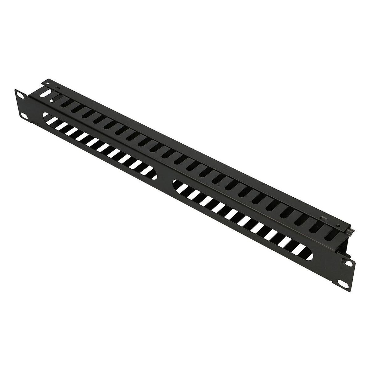 Extralink Kabelorganisator, 1U 19" mit Metallabdeckung