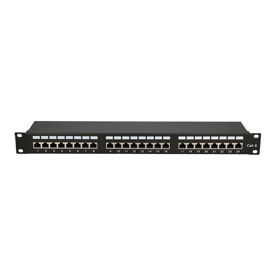 Extralink CAT6 STP Patchpanel V2, 24 Ports
