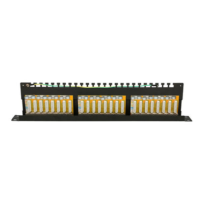 Extralink CAT6 STP Patchpanel V2, 24 Ports