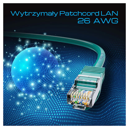 Extralink Cat.7 S/FTP 2m 20G Grünes LAN Patchkabel, Kupfer [COPY]