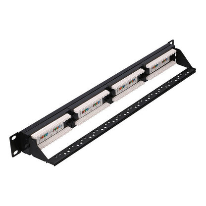 Extralink CAT5E UTP V2 Patchpanel, 24 Ports