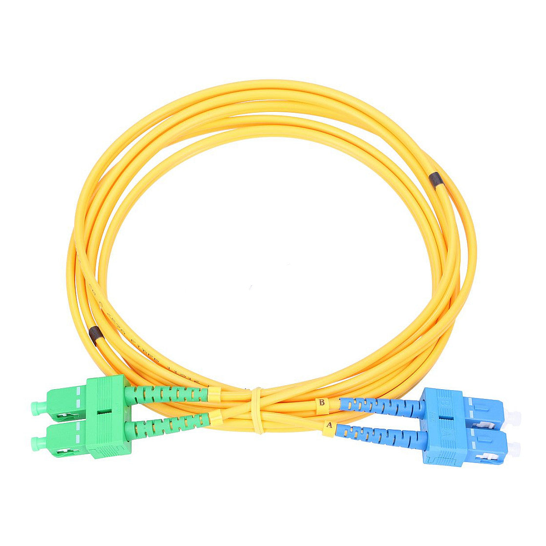Extralink Patchkabel SC/UPC-SC/APC, PVC, Einkern, Duplex, G652D, 3mm, 5m