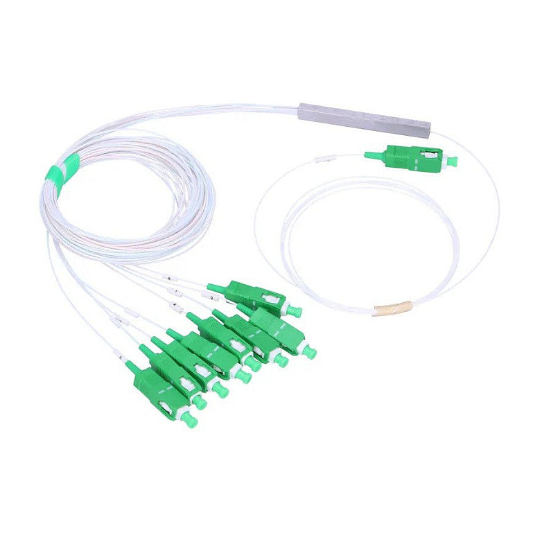 Extralink 1:8 PLC SC/APC Splitter, 900um, 1,5m