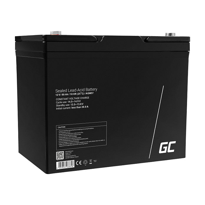Green Cell AGM Battery Lead Acid VRLA 6V 1.2Ah for Toys and Alarms