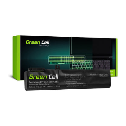 Green Cell Laptop Battery BTY-M6H for MSI GE62 GE63 GE72 GE73 GE75 10.8V 4400mAh