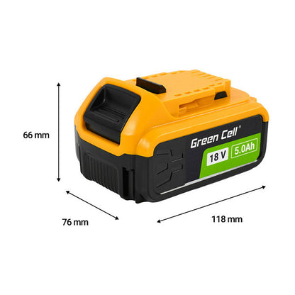 Green Cell battery for DeWalt XR 18V 5Ah replacement battery for DCB184