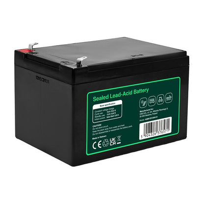 Green Cell AGM VRLA 12V 12Ah maintenance-free battery for cash registers, toys, cameras (151x98.5x95mm)